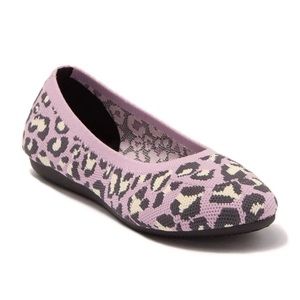Steven by Steve Madden Bandour Leopard Patterned Ballet Flats in Lilac Size 7
